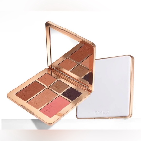 EVER 2pc Set BRUSH & EYE PALETTE NWT $98 - Picture 2 of 11